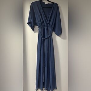 Baltic Born Kia Kimono Dress Navy- large